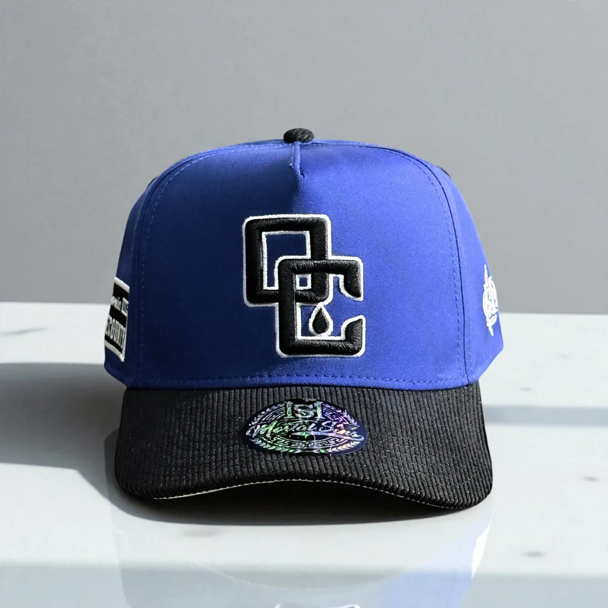 Blue O.C Hat (precurved brim)